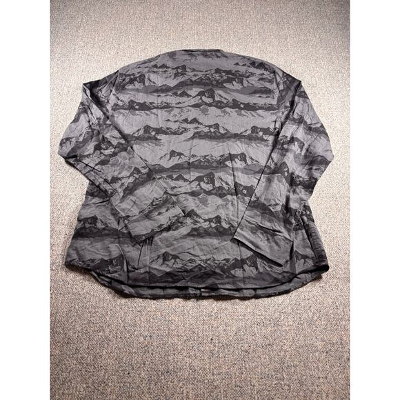 Banana Republic Long Sleeve Mountain Pattern Shirt Men's X Large - Picture 7 of 7